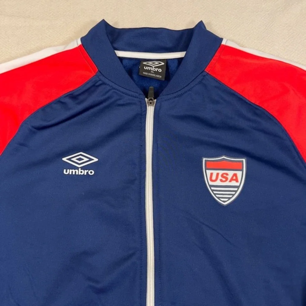 Umbro‎ USA Soccer Track Jacket Full Zip Size XL USMNT World Cup